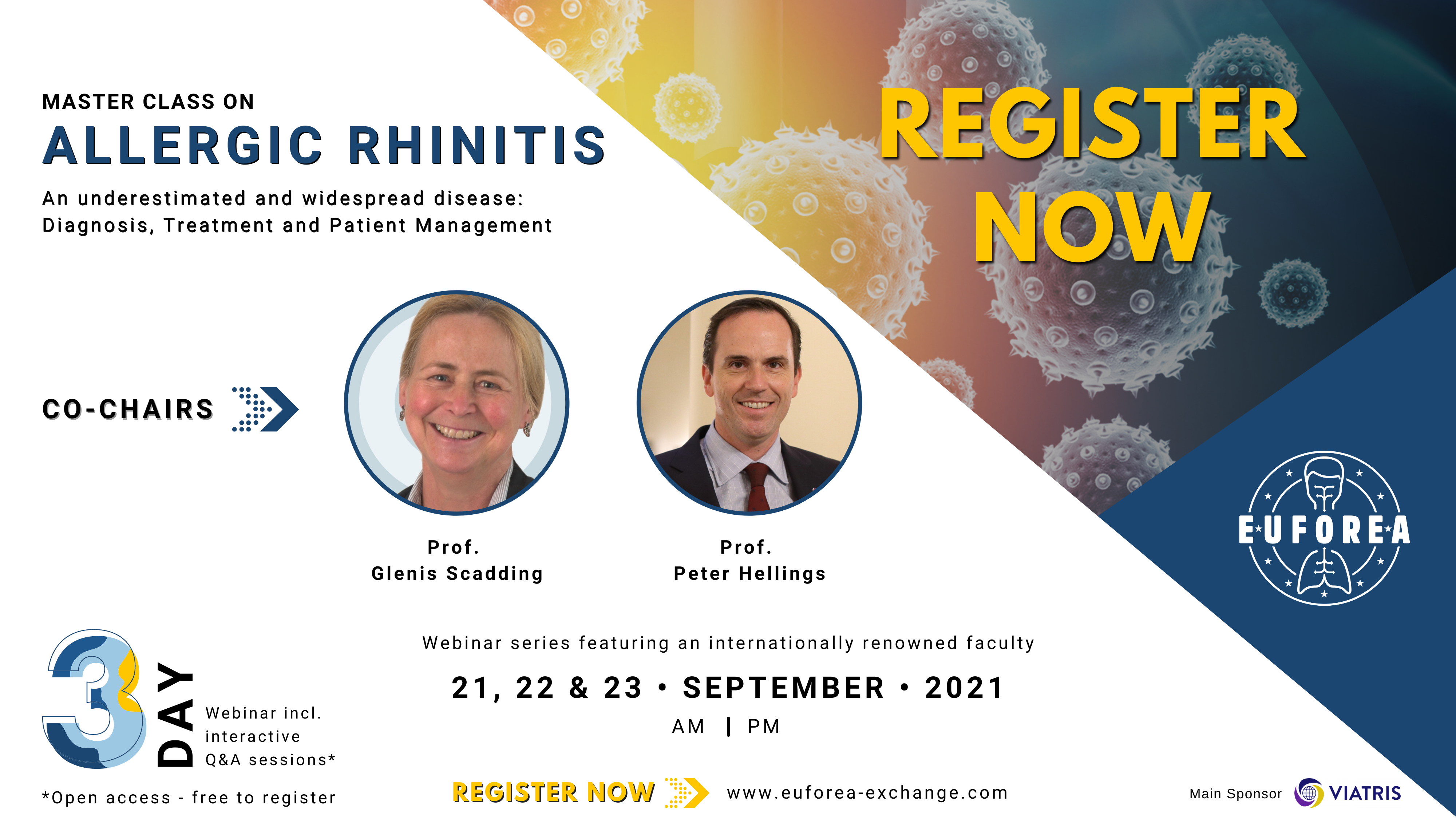 EUFOREA Allergic Rhinitis September MasterClass 2021